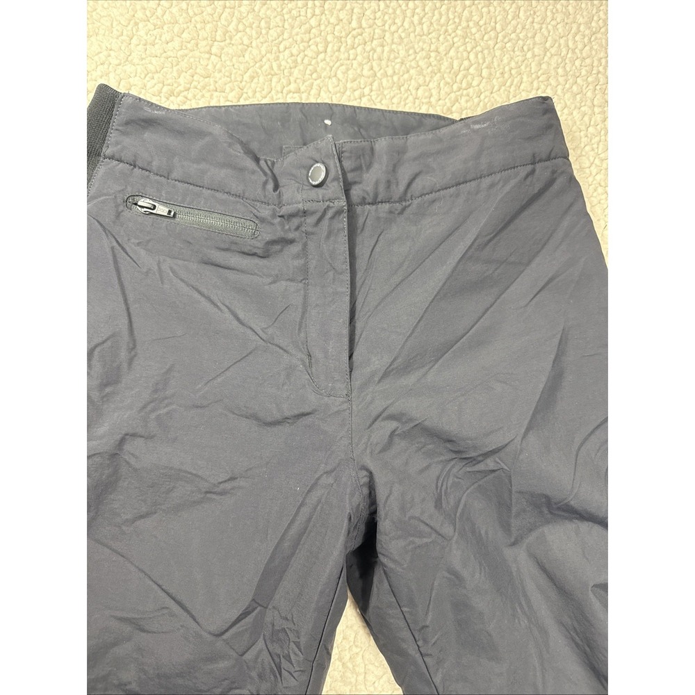 OBERMEYER Black Ski Snowboard Snow Pants Elastic Waist Women's Size 2 NICE - Picture 3 of 12